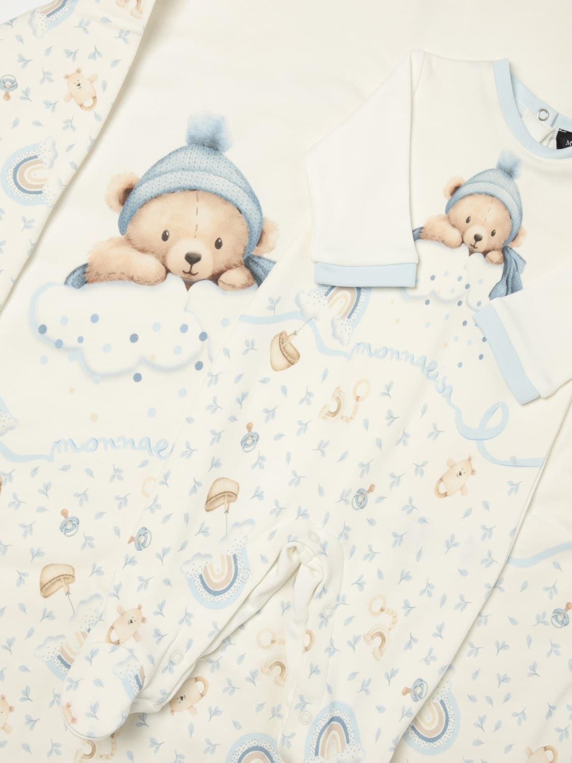 MONNALISA JUMPSUIT: Jumpsuit kids Monnalisa, Yellow Cream - Img 4