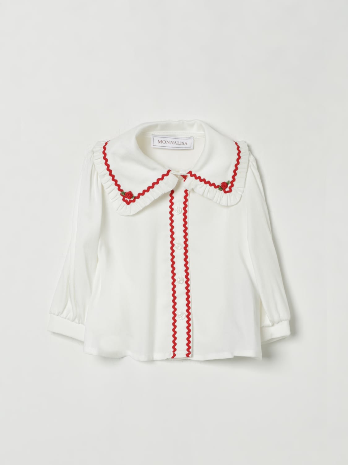 MONNALISA SHIRT: Shirt kids Monnalisa, Yellow Cream - Img 1