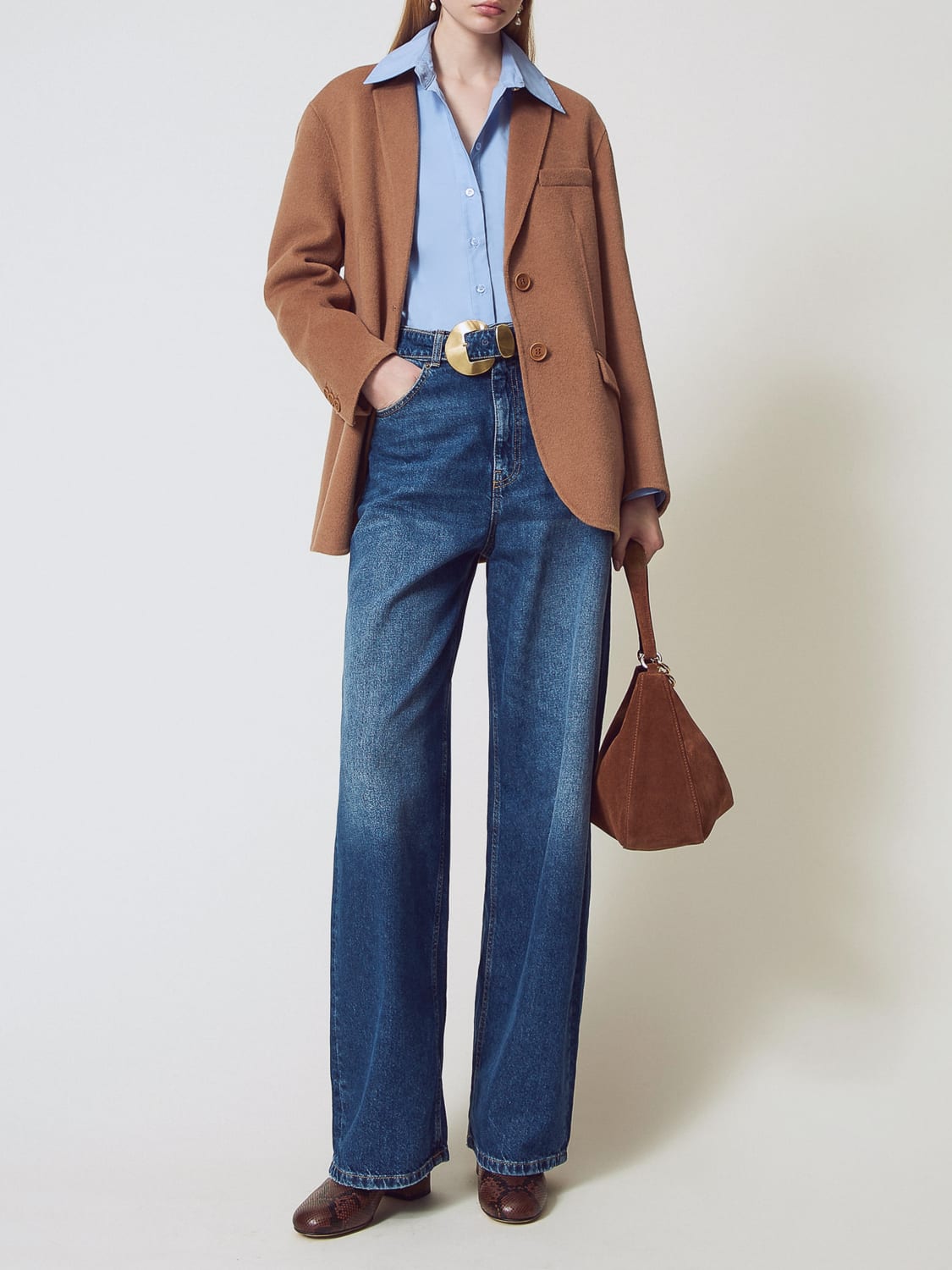 TWINSET VAQUEROS: Vaquero mujer Twinset, Denim - Img 2