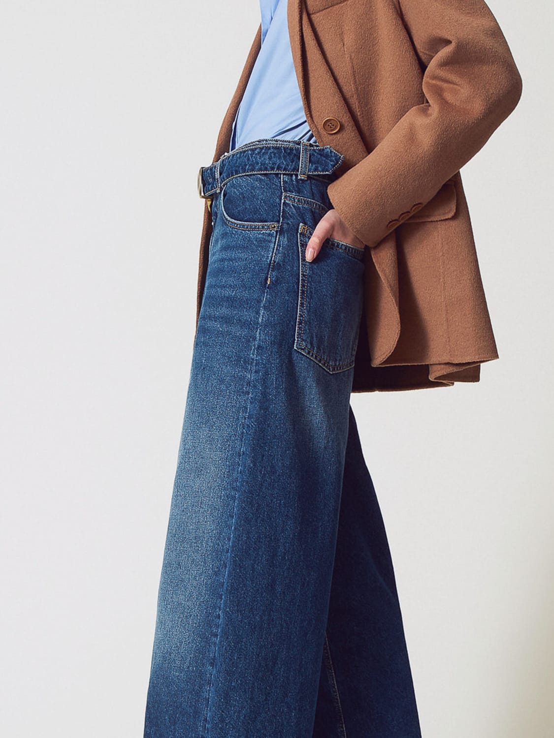 TWINSET VAQUEROS: Vaquero mujer Twinset, Denim - Img 3