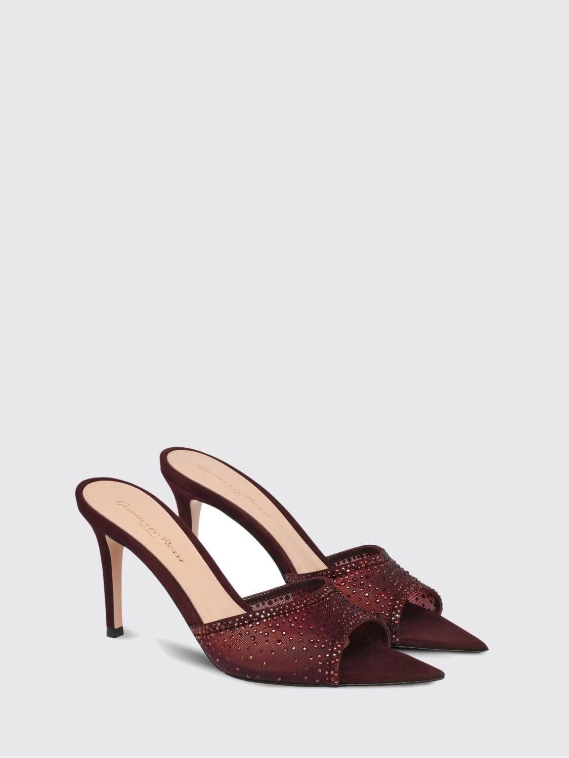 GIANVITO ROSSI HEELED SANDAL: Pumps woman Gianvito Rossi, Red - Img 2