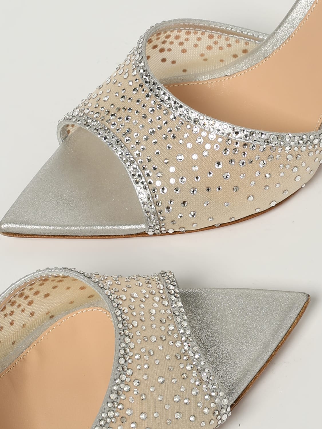 GIANVITO ROSSI HEELED SANDAL: Pumps woman Gianvito Rossi, Silver - Img 4