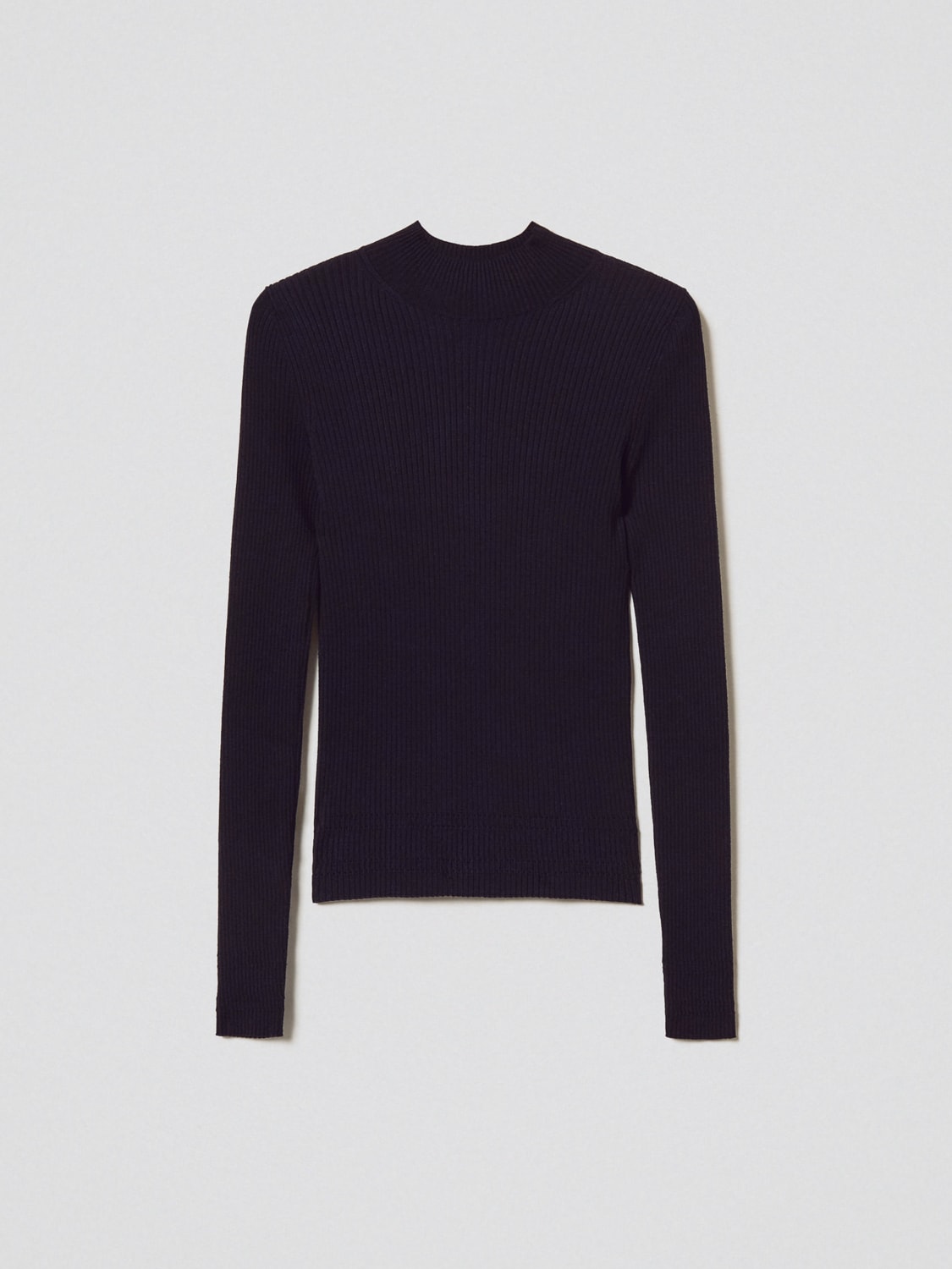 TWINSET TOP: Top dolcevita Twinset in misto viscosa , Nero - Img 5