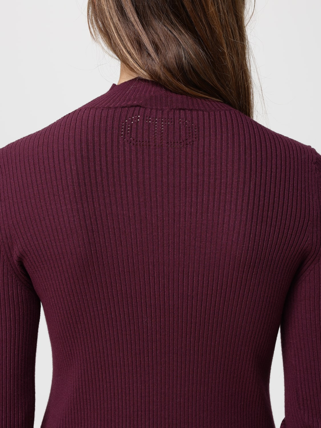 TWINSET TOP: Top woman Twinset, Wine - Img 3