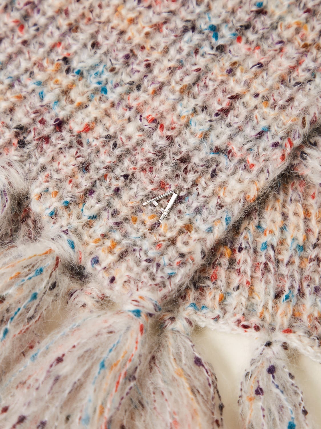 TWINSET ACTITUDE SCIARPA: Sciarpa Twinset Actitude in maglia a coste , Fantasia - Img 2