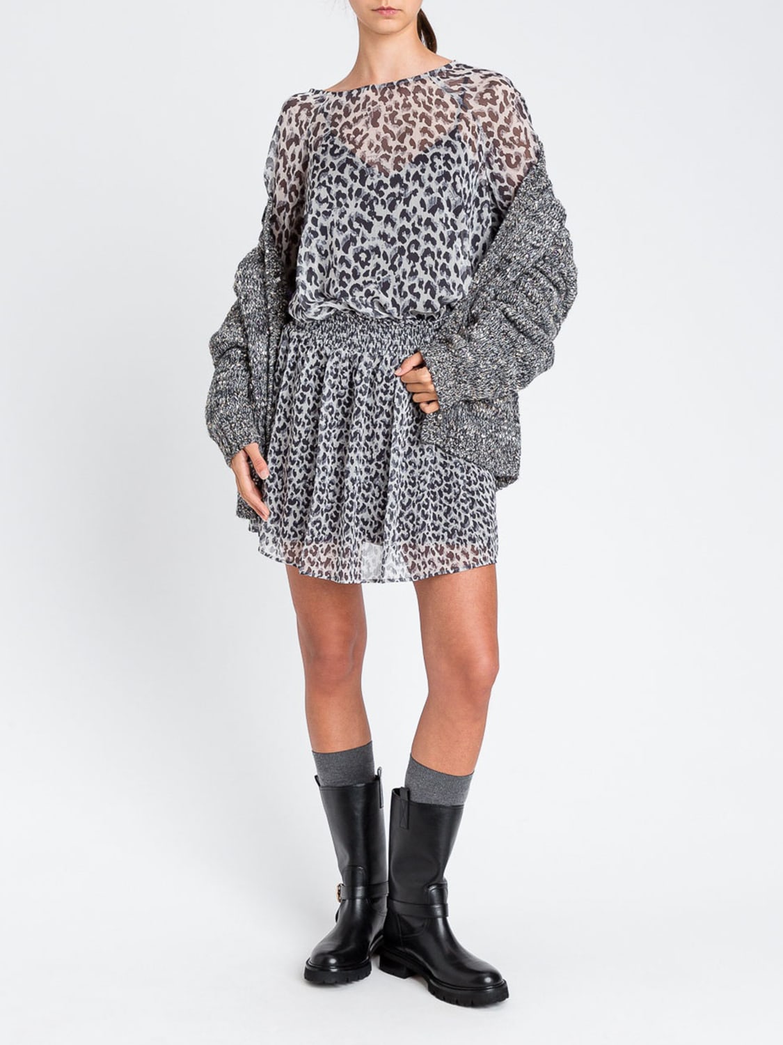 TWINSET ACTITUDE 连衣裙: 连衣裙 女士 Twinset Actitude, 印花/多色 - Img 1