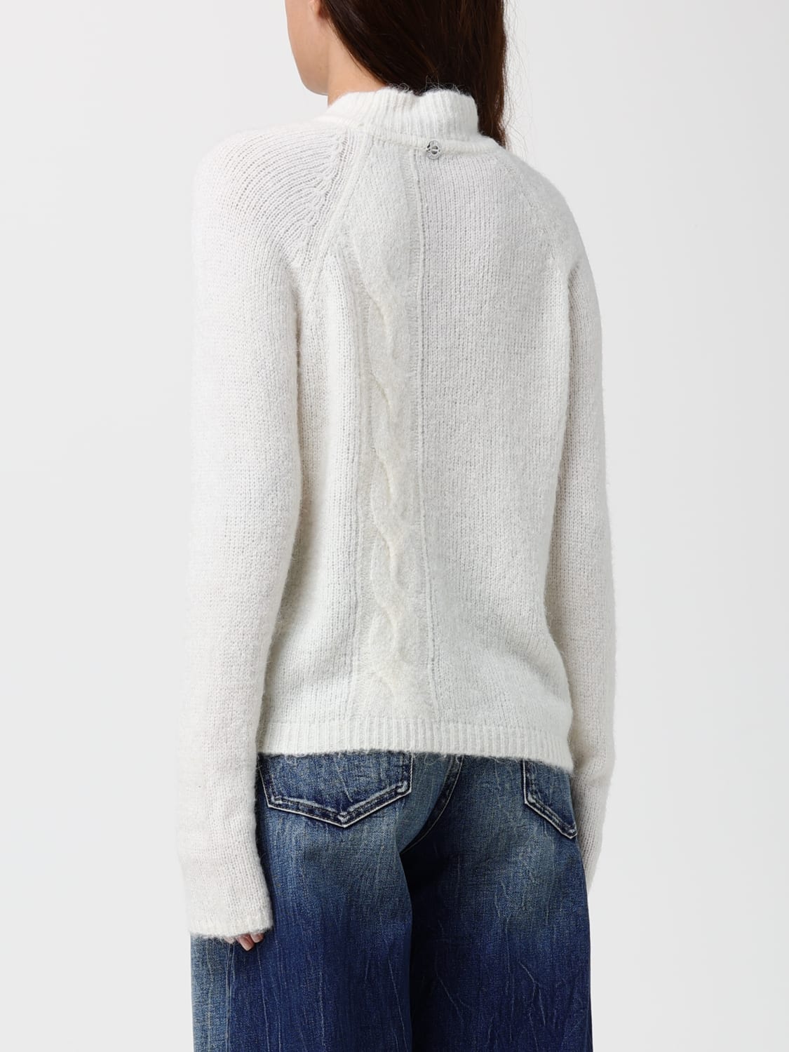 TWINSET ACTITUDE SWEATER: Top woman Twinset Actitude, White - Img 2