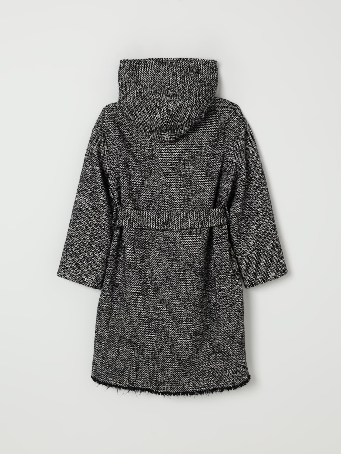 MONNALISA COAT: Coat kids Monnalisa, Black - Img 2