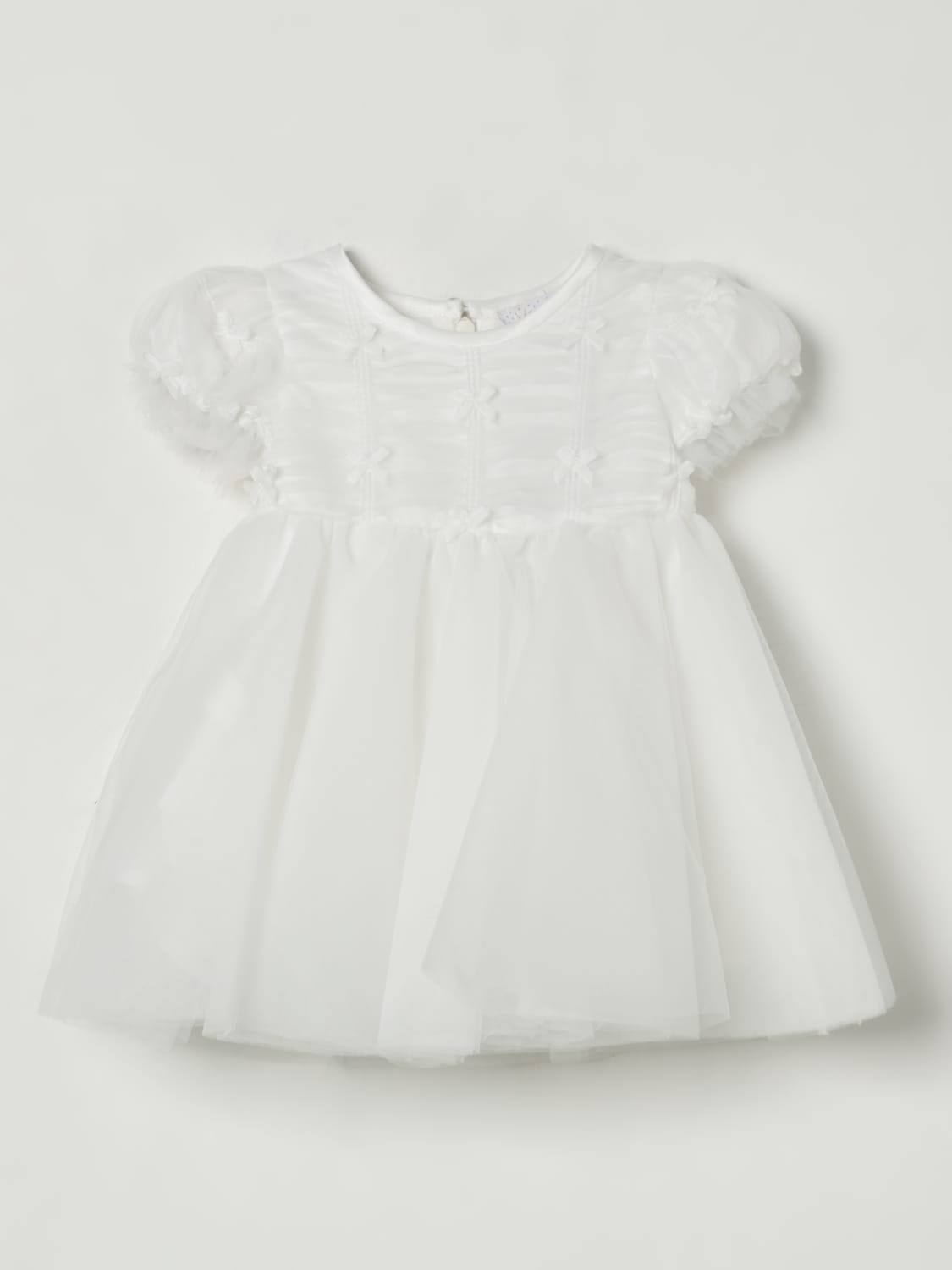 MONNALISA ROMPER: Romper kids Monnalisa, Yellow Cream - Img 1