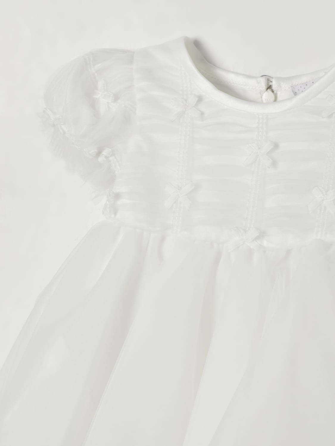 MONNALISA ROMPER: Romper kids Monnalisa, Yellow Cream - Img 3