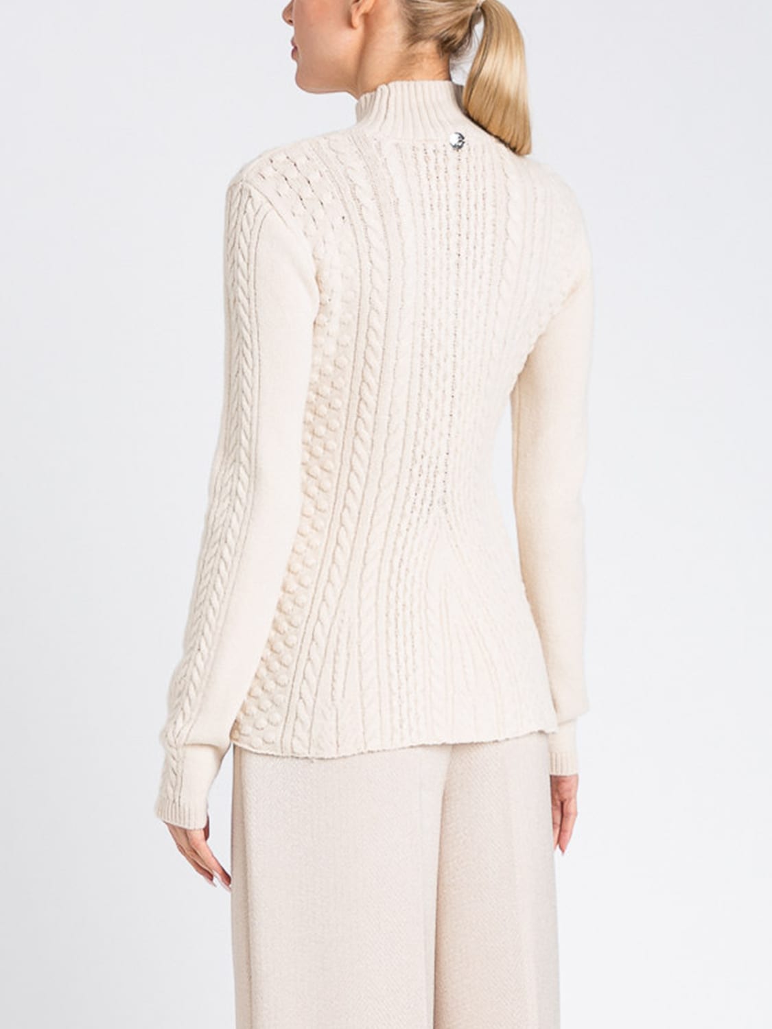 TWINSET ACTITUDE PULLOVER: Top damen Twinset Actitude, Sand - Img 2