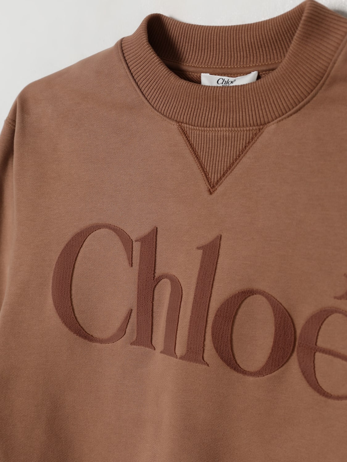 CHLOÉ SWEATER: Swimsuit kids ChloÉ, Brown - Img 3