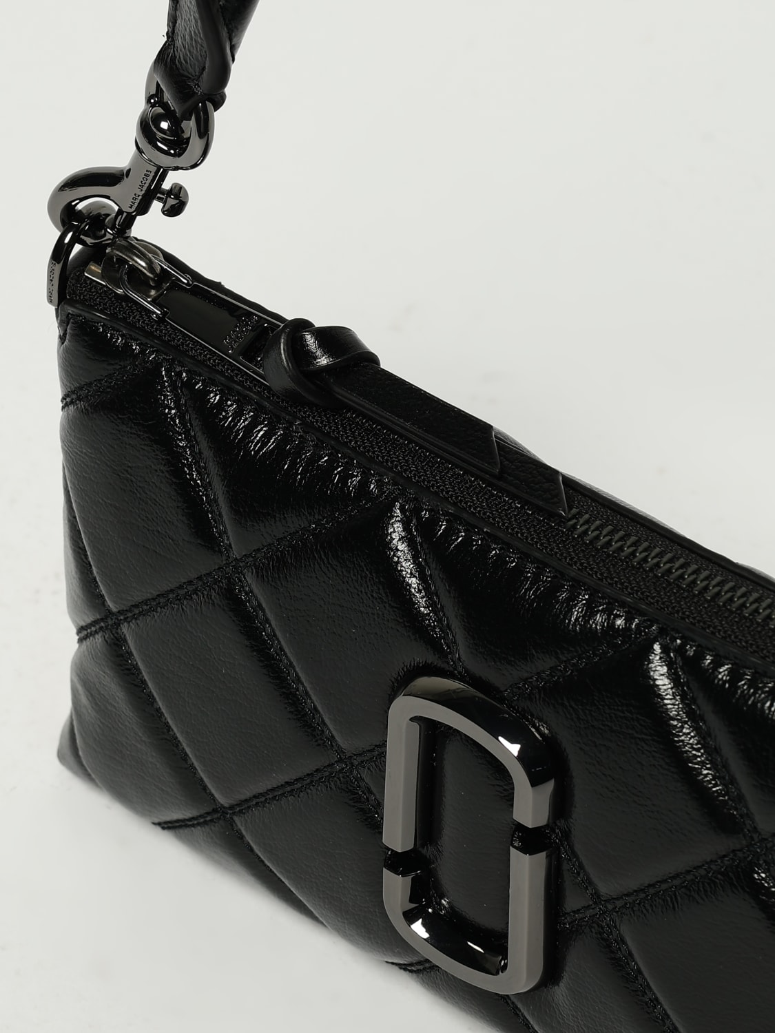 MARC JACOBS BORSA A SPALLA: Borse a spalla in pelle trapuntata Marc Jacobs, Nero - Img 3