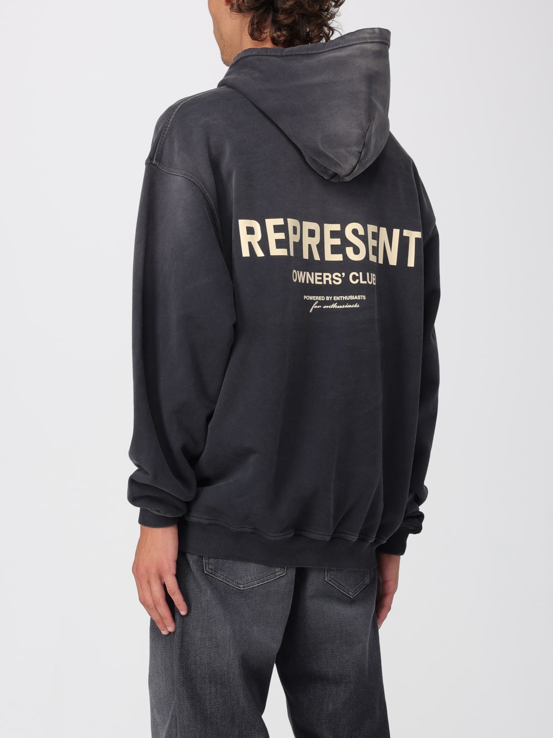 REPRESENT SWEATSHIRT: Sweatshirt men Represent, Black - Img 2