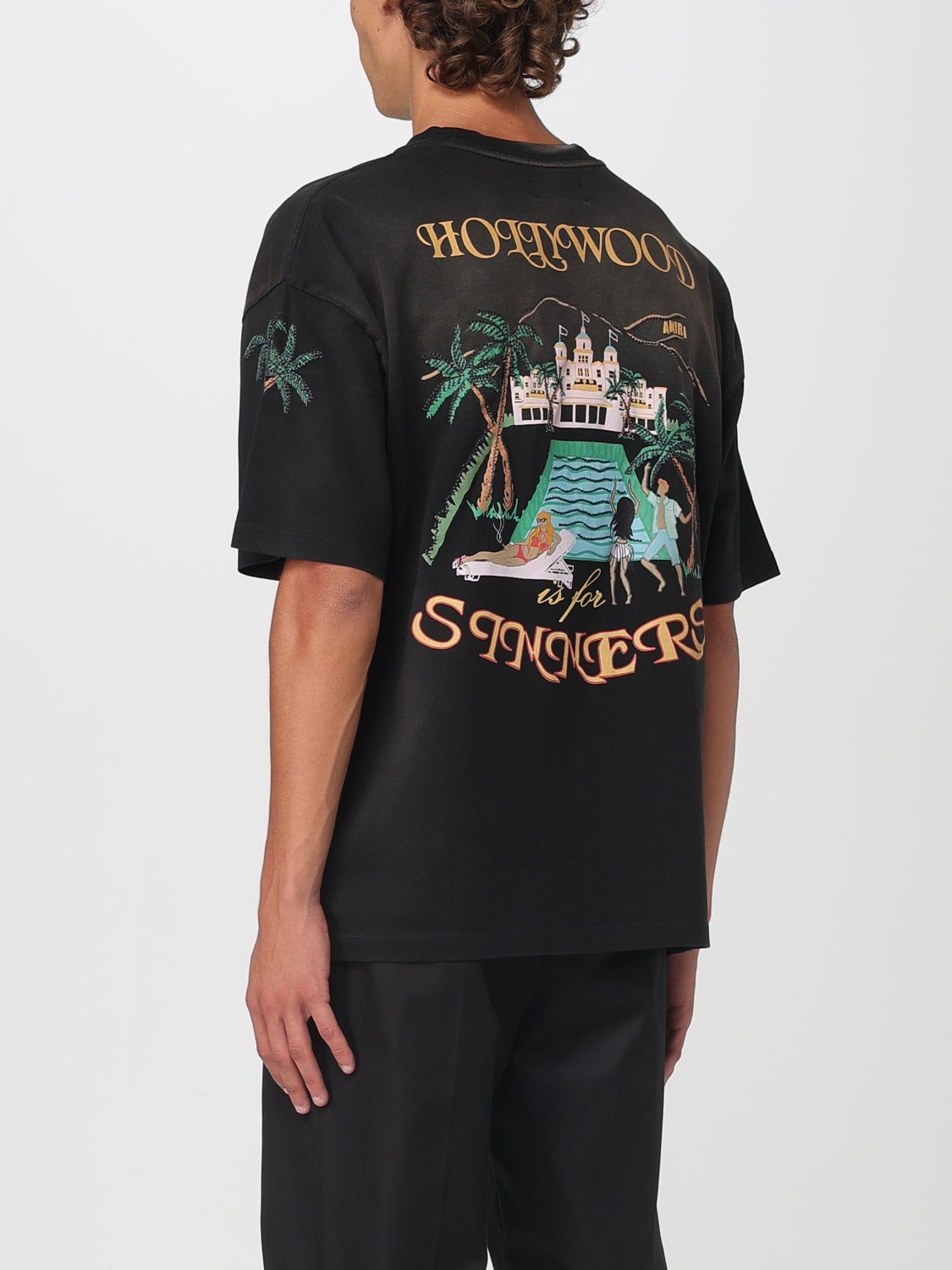 AMIRI T-SHIRT: T-shirt men Amiri, Black - Img 3