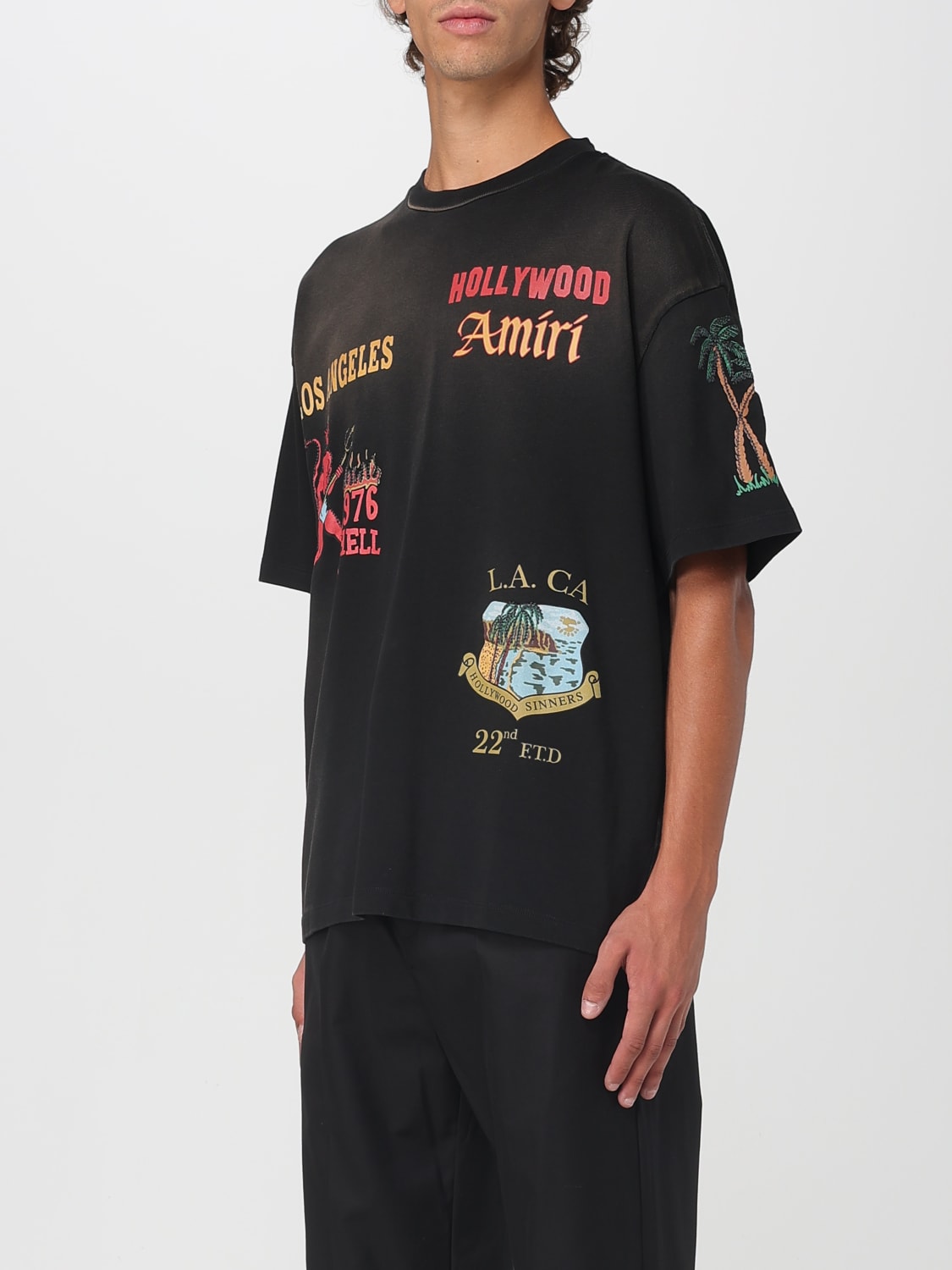 AMIRI T-SHIRT: T-shirt men Amiri, Black - Img 4