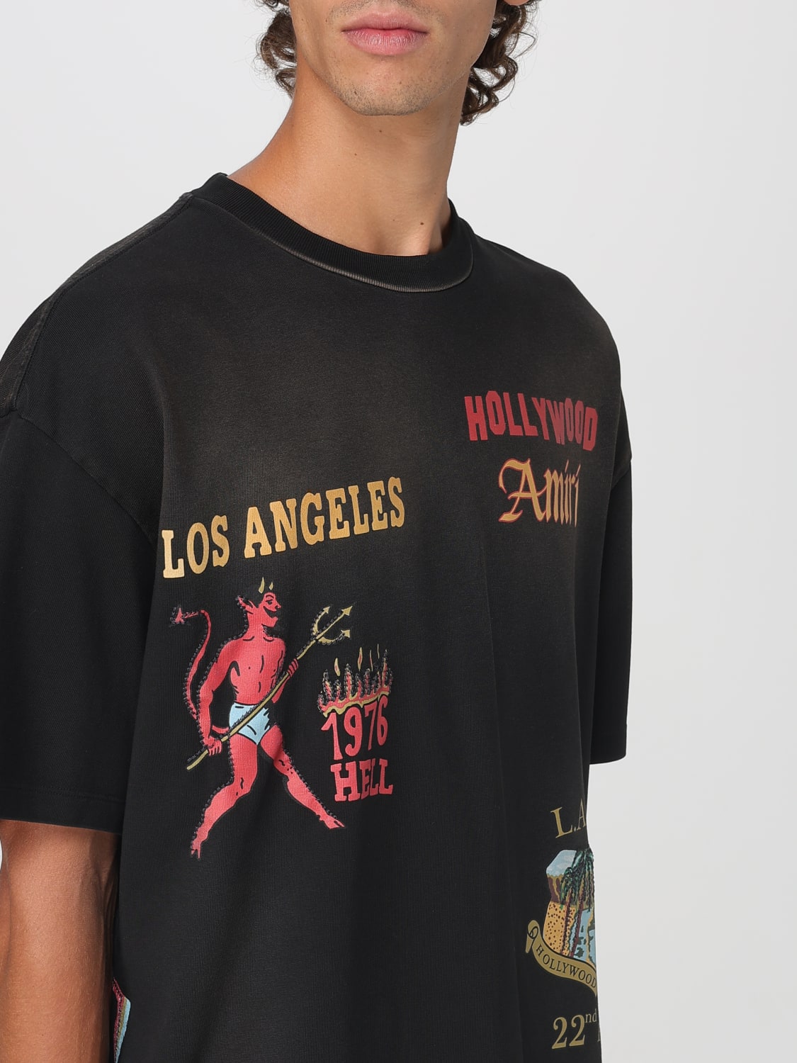 AMIRI T-SHIRT: T-shirt men Amiri, Black - Img 5