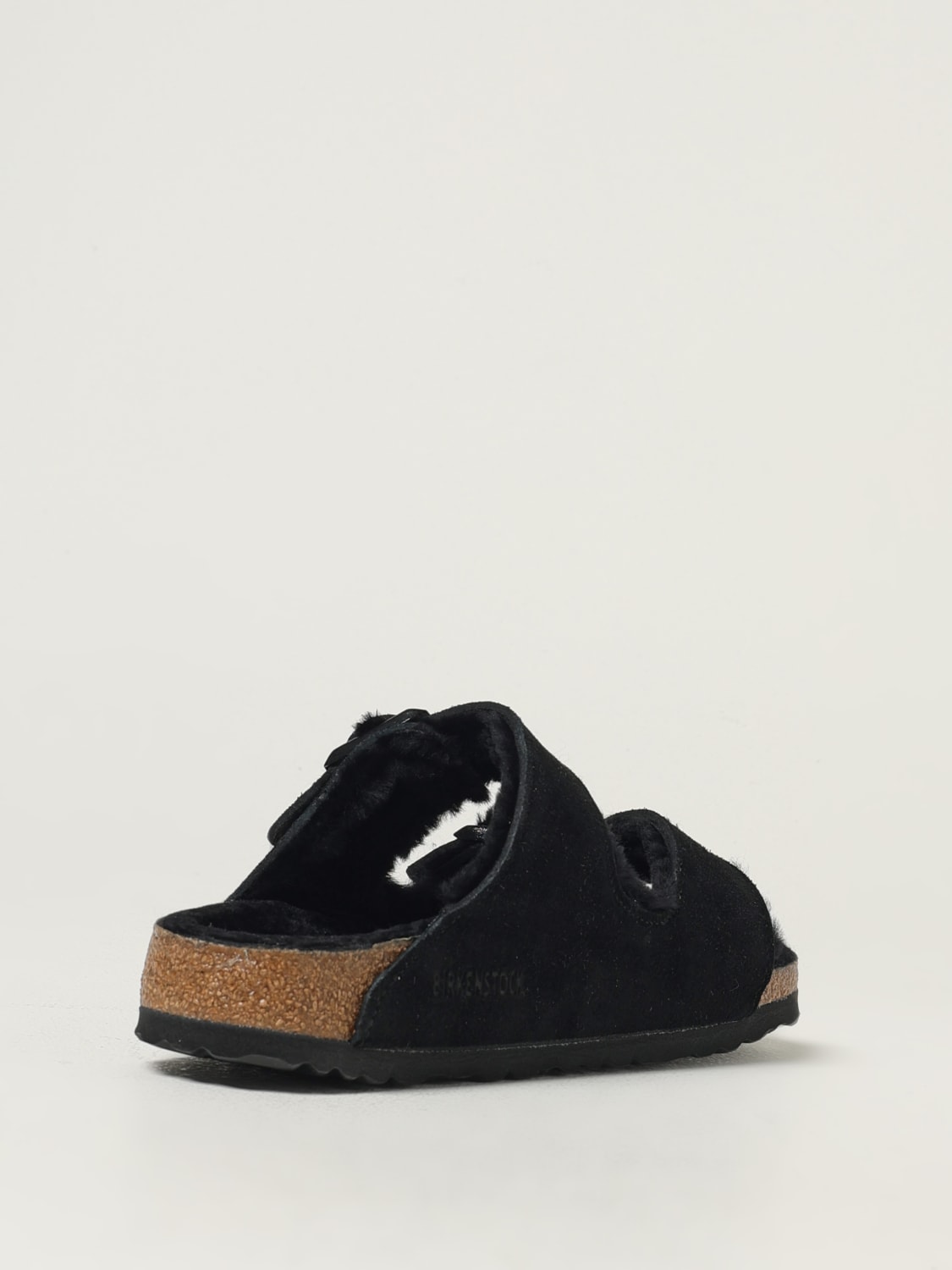 BIRKENSTOCK HEELED SANDAL: Flat sandals woman Birkenstock, Black - Img 3