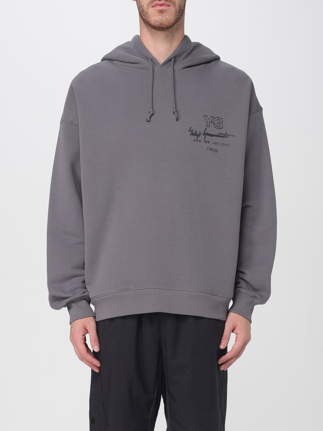 Y-3 SWEATSHIRT: Sweatshirt men Y-3, Grey - Img 1