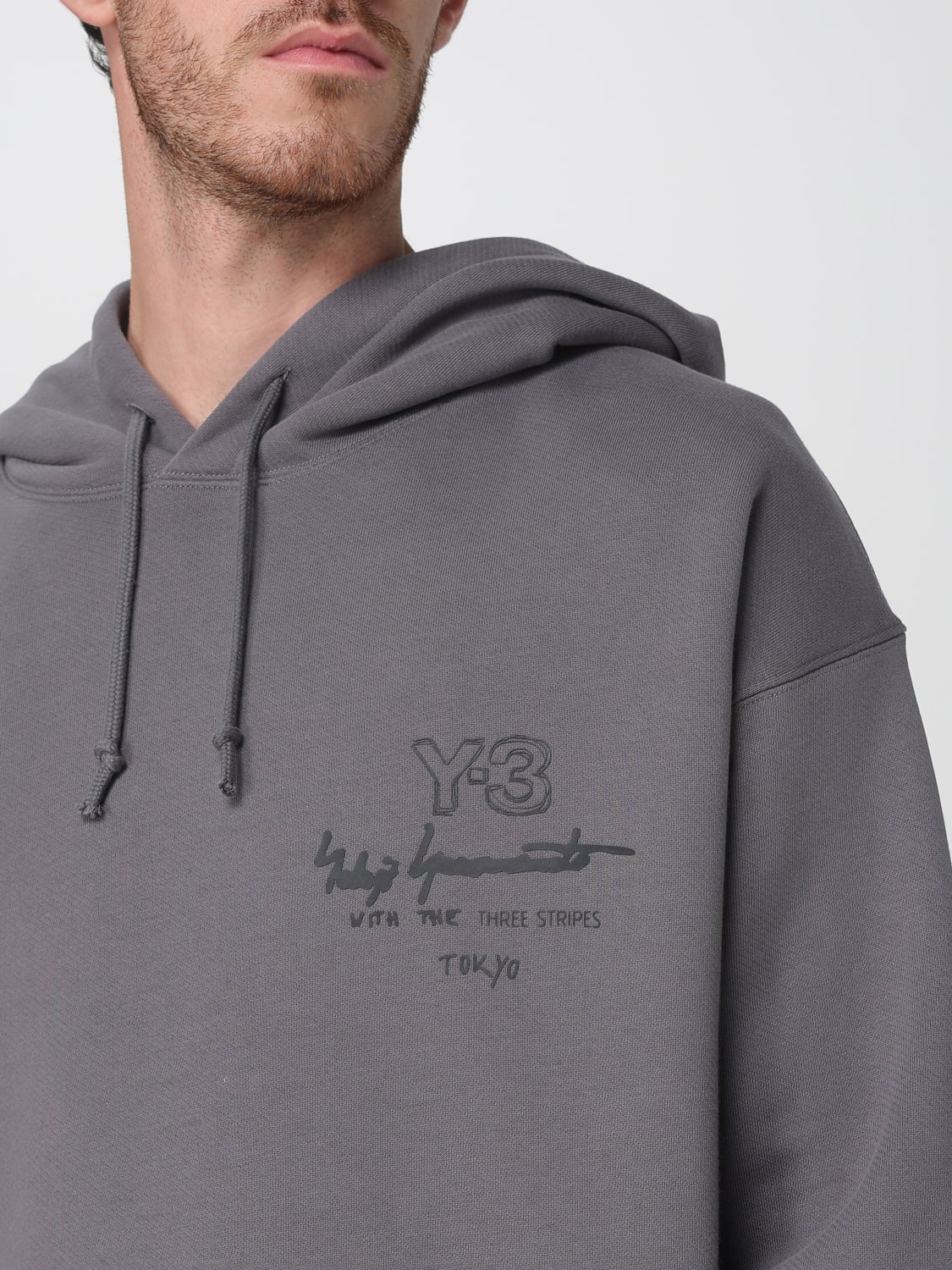 Y-3 SWEATSHIRT: Sweatshirt men Y-3, Grey - Img 3