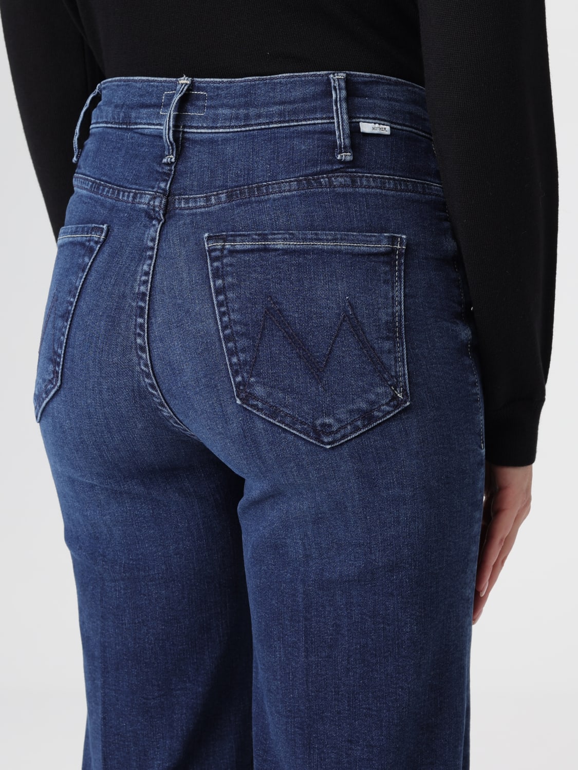 MOTHER JEANS: Jeans Mother in denim di cotone , Blue - Img 3