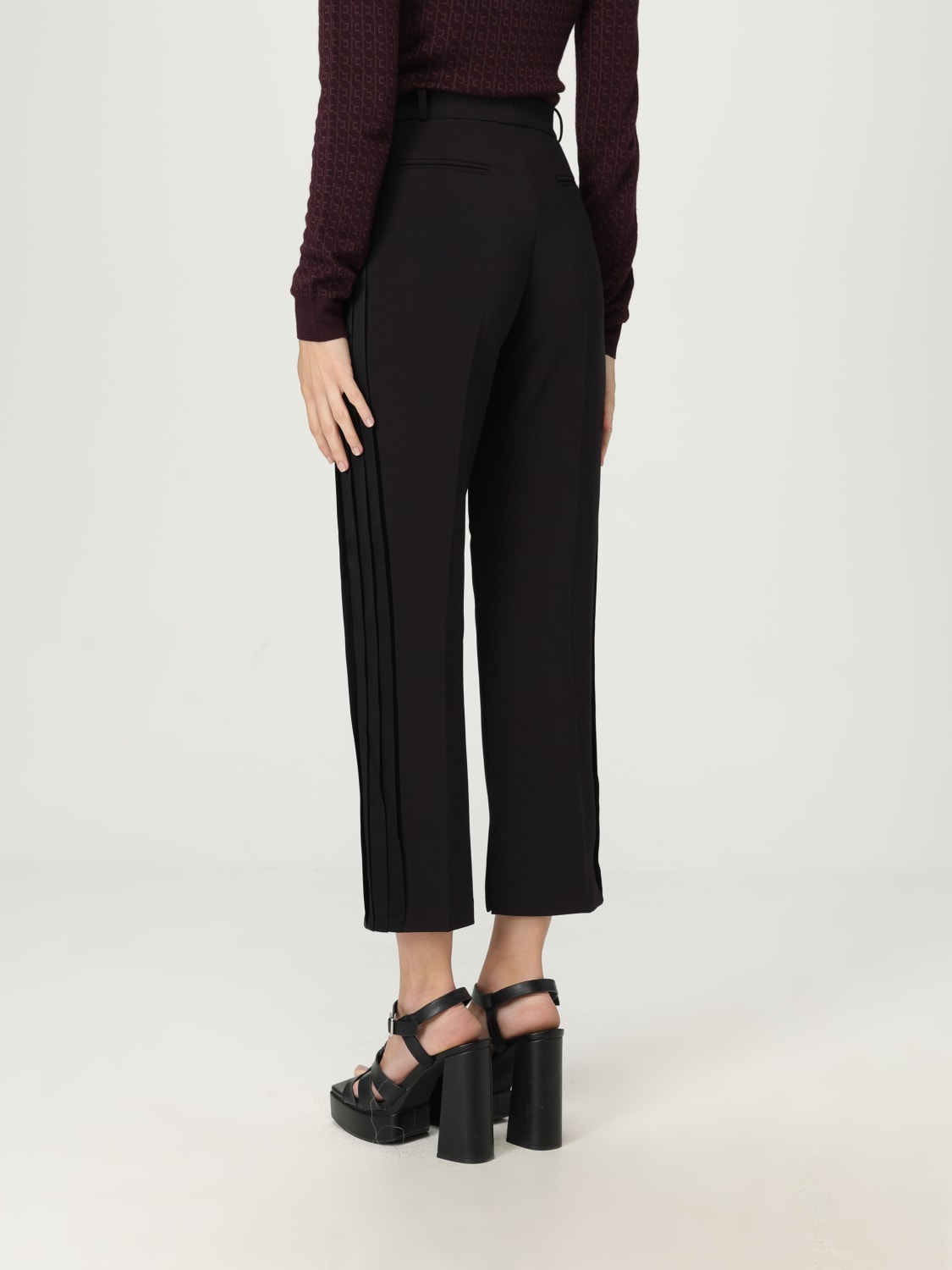 ELISABETTA FRANCHI PANTALONES: Pantalón mujer Elisabetta Franchi, Negro - Img 2
