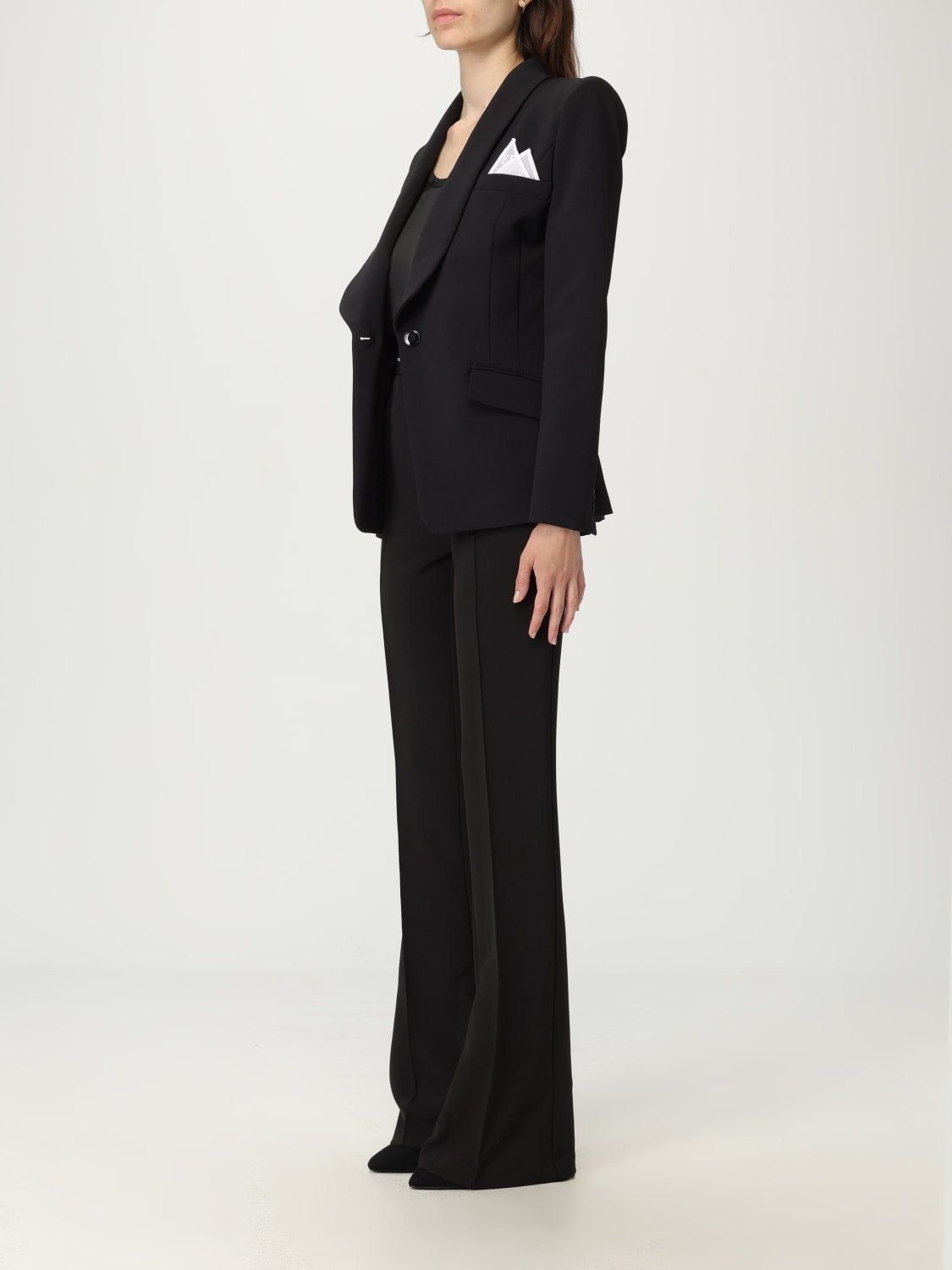 ELISABETTA FRANCHI ANZUG: Kleider damen Elisabetta Franchi, Schwarz - Img 3