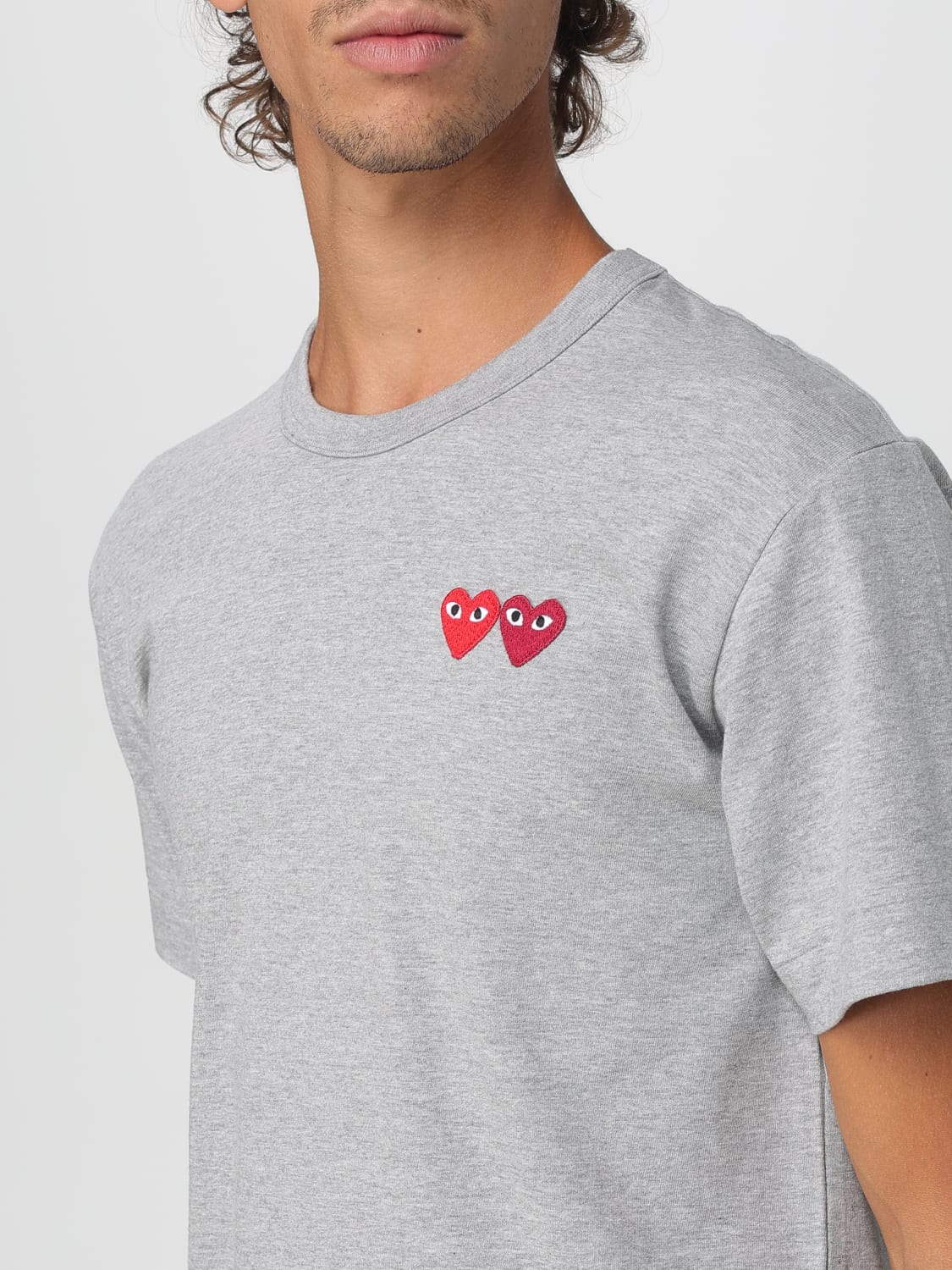 COMME DES GARÇONS PLAY T-SHIRT: T-shirt men Comme Des Garçons Play, Grey - Img 3