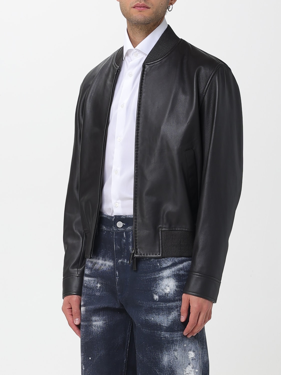 EMPORIO ARMANI JACKET: Jacket men Emporio Armani, Brown - Img 3