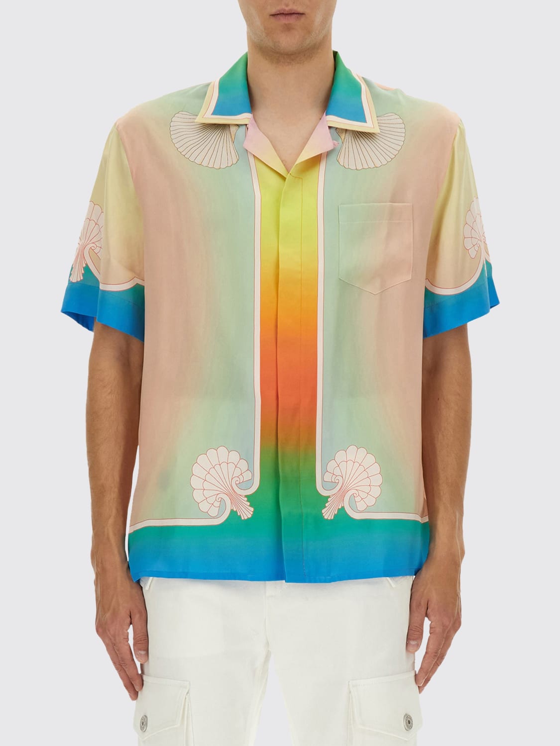 CASABLANCA SHIRT: Shirt men Casablanca, White 1 - Img 1