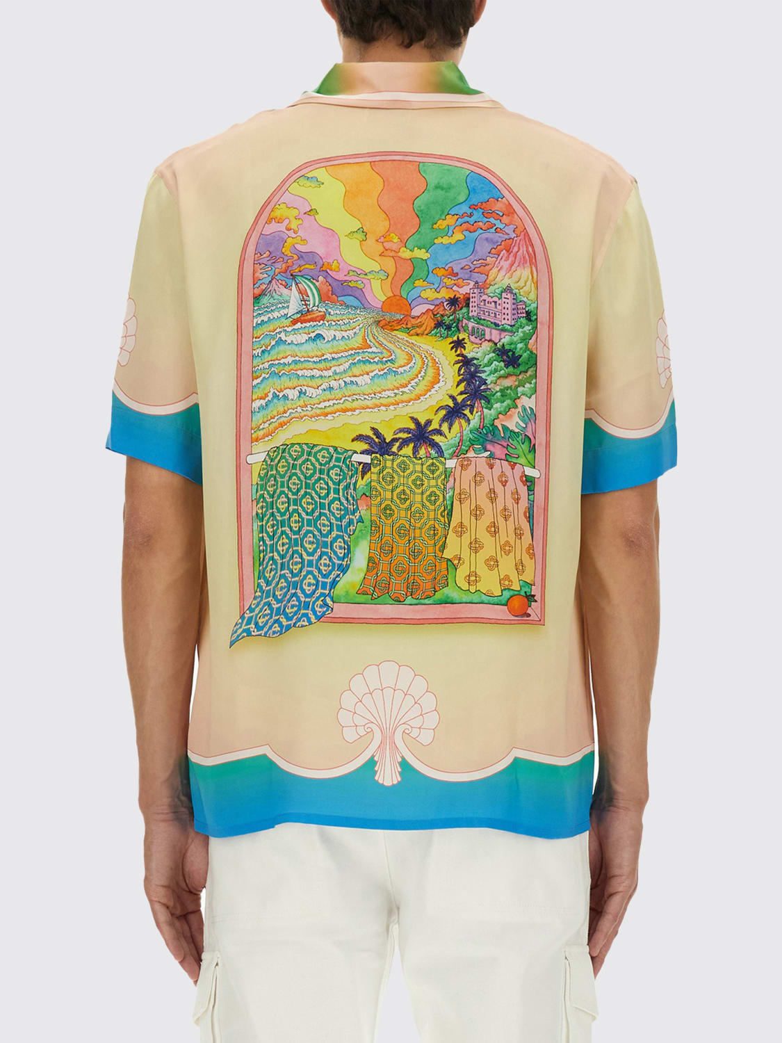 CASABLANCA SHIRT: Shirt men Casablanca, White 1 - Img 3