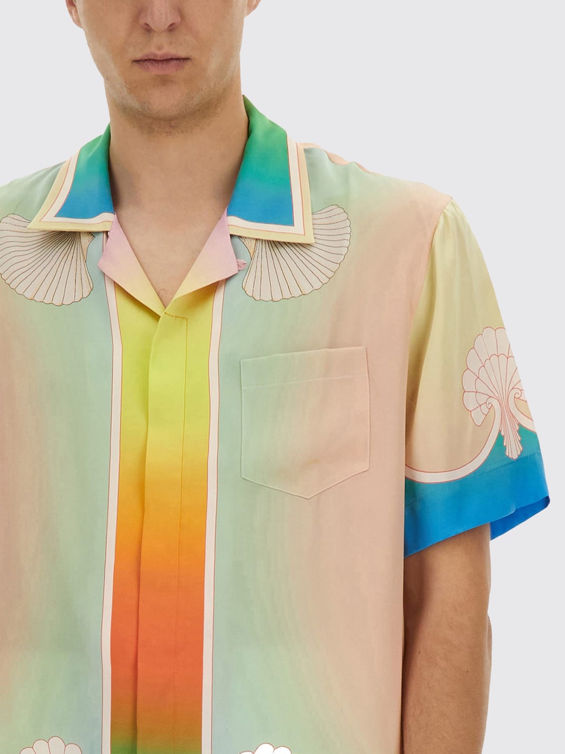 CASABLANCA SHIRT: Shirt men Casablanca, White 1 - Img 4