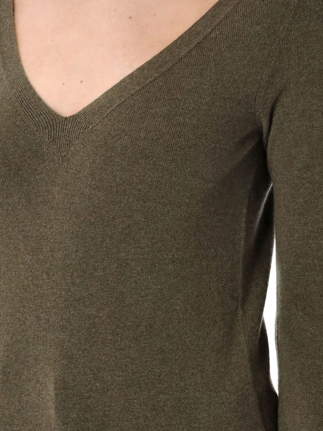 SAINT LAURENT SWEATER: Sweater woman Saint Laurent, Kaki - Img 3