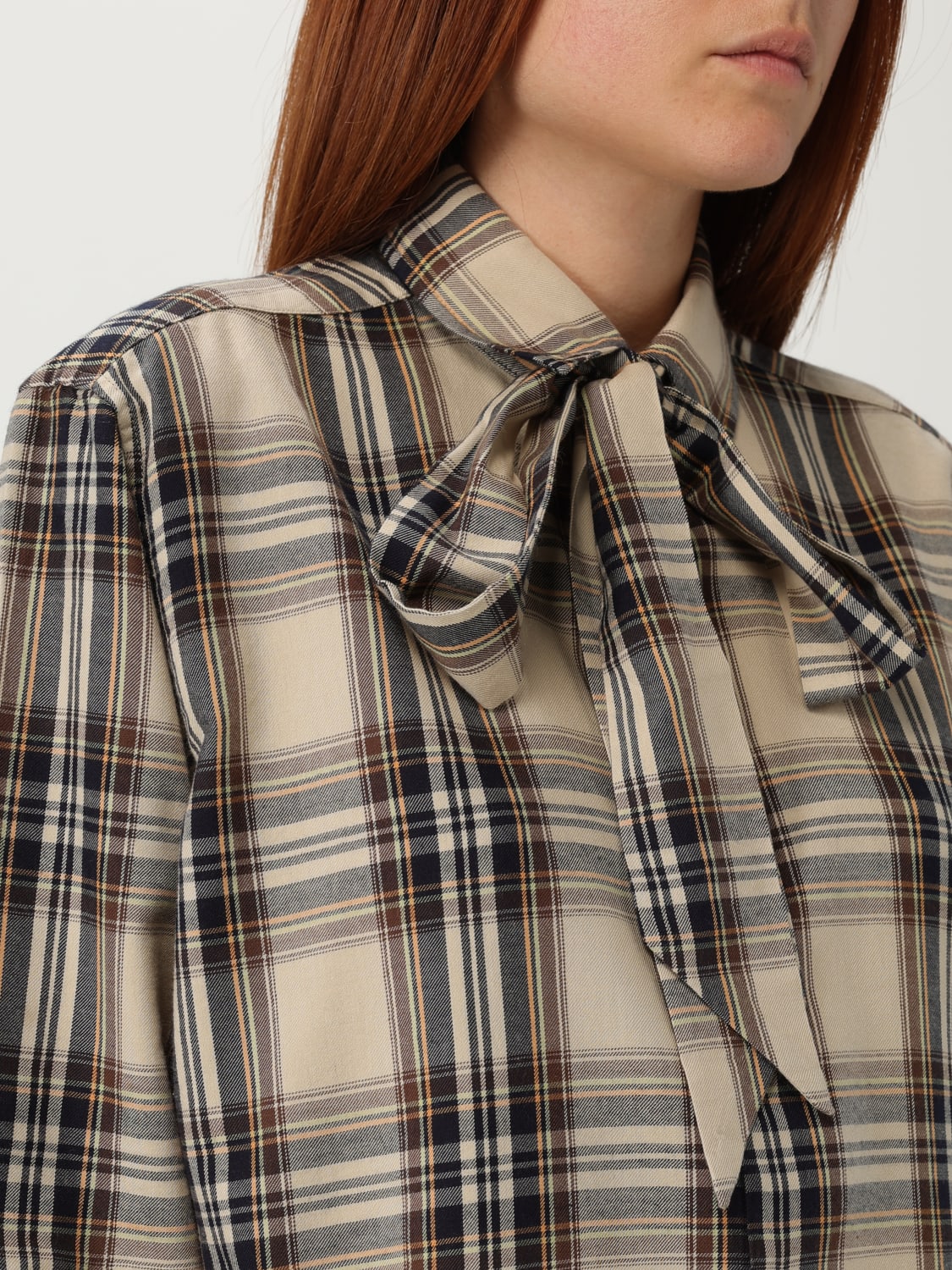 SAINT LAURENT SHIRT: T-shirt woman Saint Laurent, Multicolor - Img 4