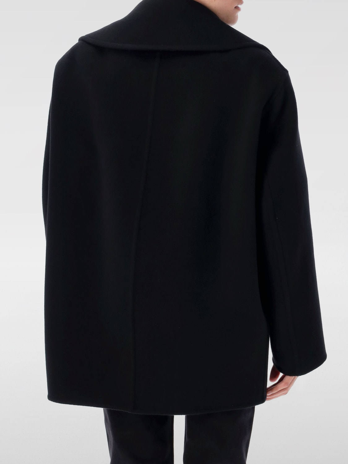 SAINT LAURENT MANTEL: Mantel damen Saint Laurent, Schwarz - Img 2