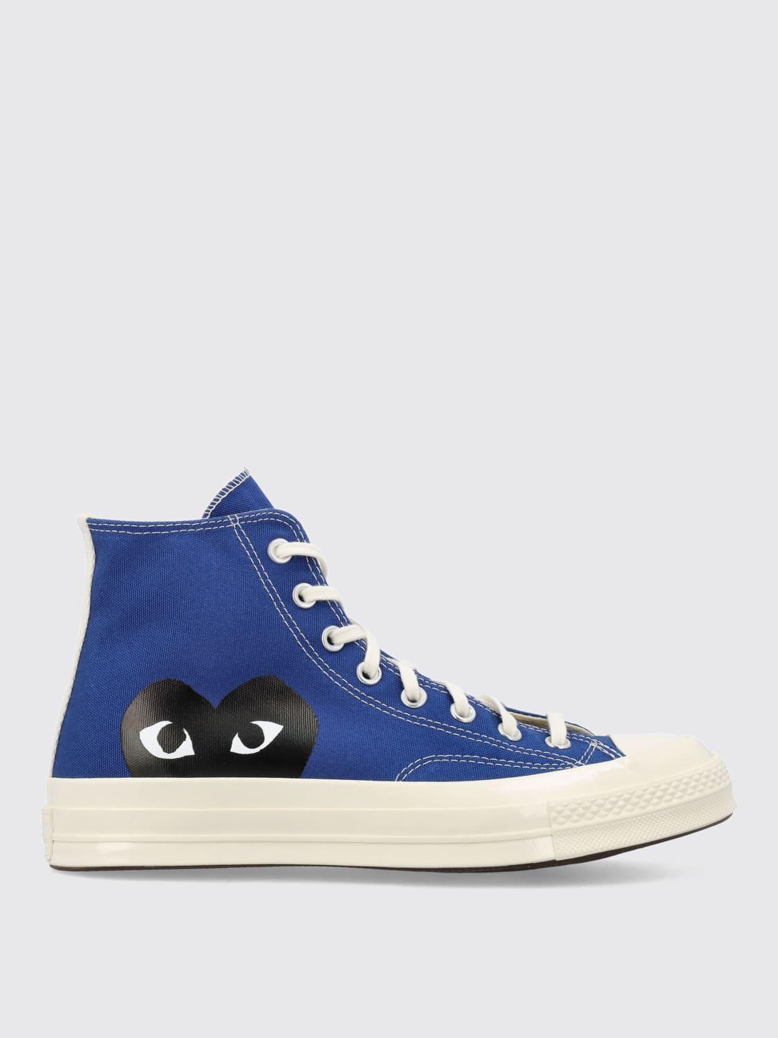 COMME DES GARÇONS PLAY X CONVERSE SNEAKERS: Sneakers men Comme Des Garçons Play X Converse, Blue - Img 1