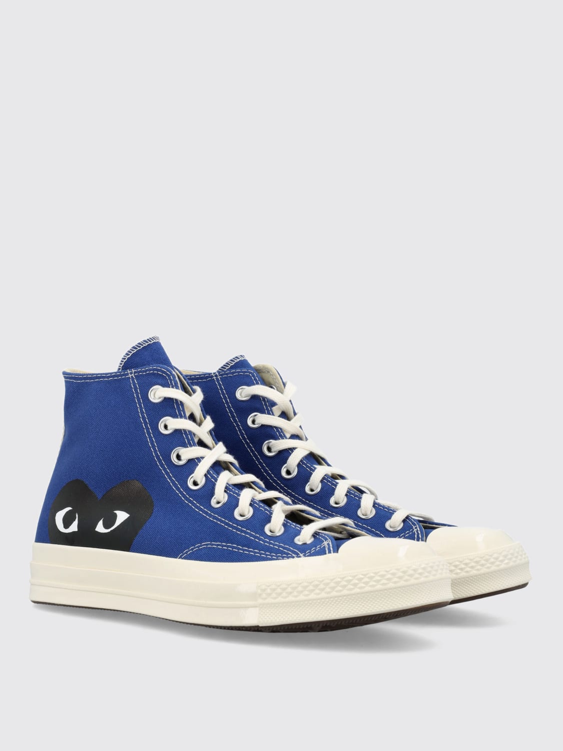 COMME DES GARÇONS PLAY X CONVERSE SNEAKERS: Sneakers men Comme Des Garçons Play X Converse, Blue - Img 2