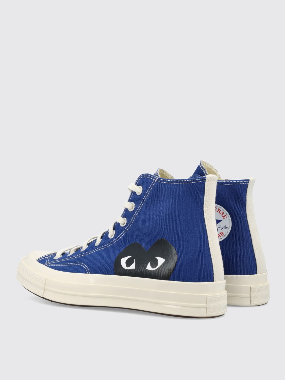 COMME DES GARÇONS PLAY X CONVERSE SNEAKERS: Sneakers men Comme Des Garçons Play X Converse, Blue - Img 3