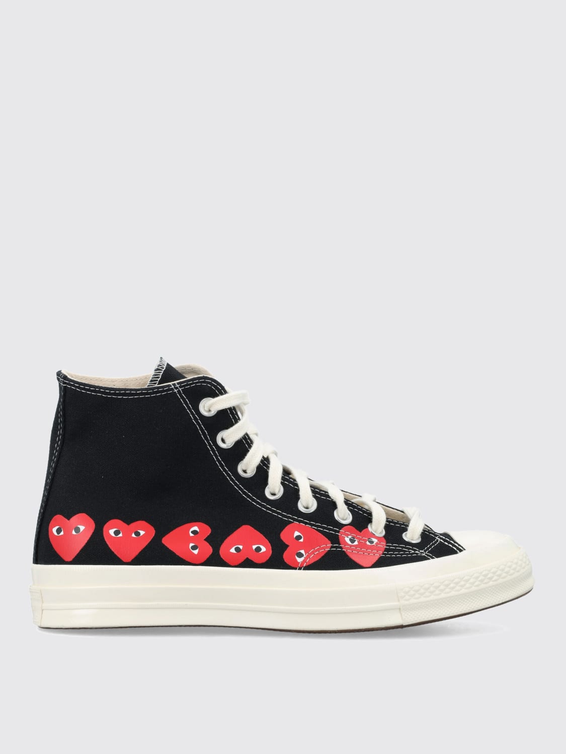 COMME DES GARÇONS PLAY X CONVERSE SNEAKERS: Sneakers men Comme Des Garçons Play X Converse, Black - Img 1