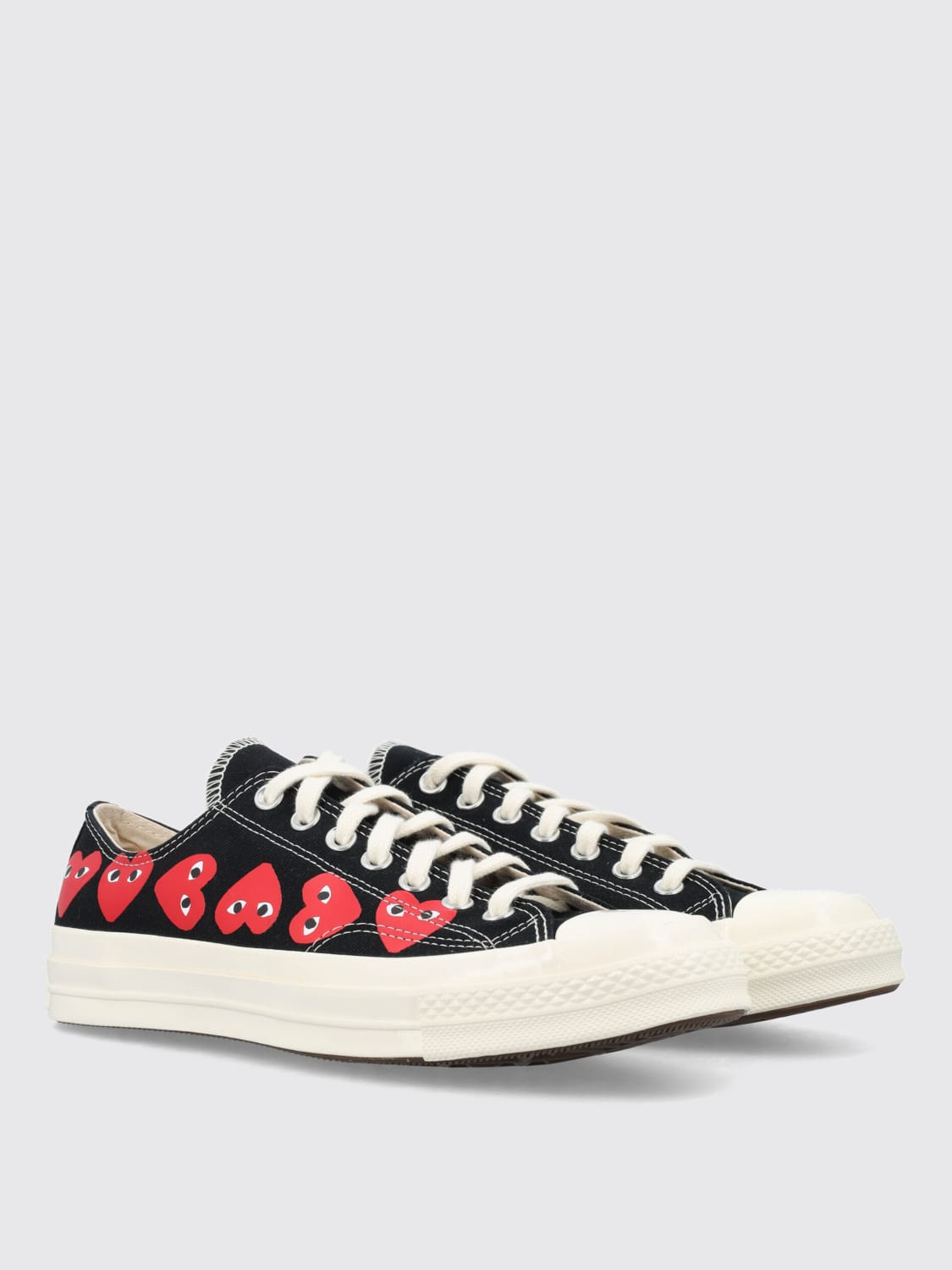 COMME DES GARÇONS PLAY X CONVERSE SNEAKERS: Sneakers men Comme Des Garçons Play X Converse, Black - Img 2