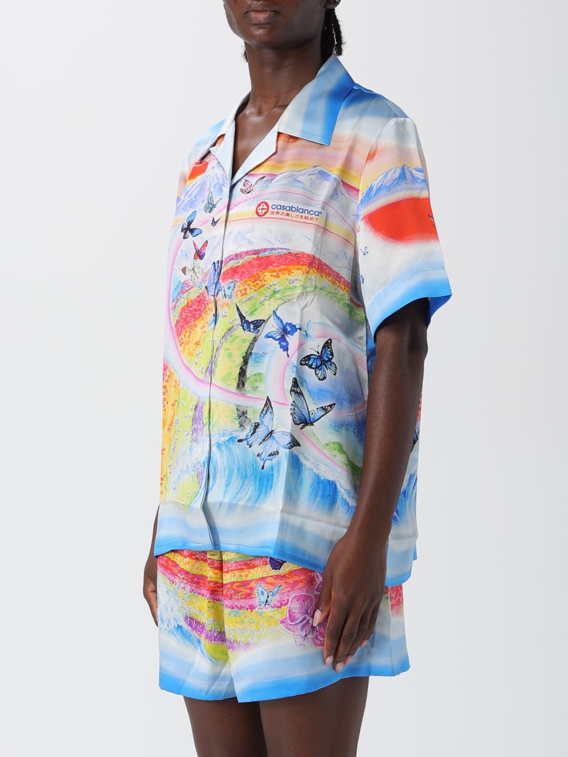 CASABLANCA SHIRT: T-shirt woman Casablanca, Multicolor - Img 4