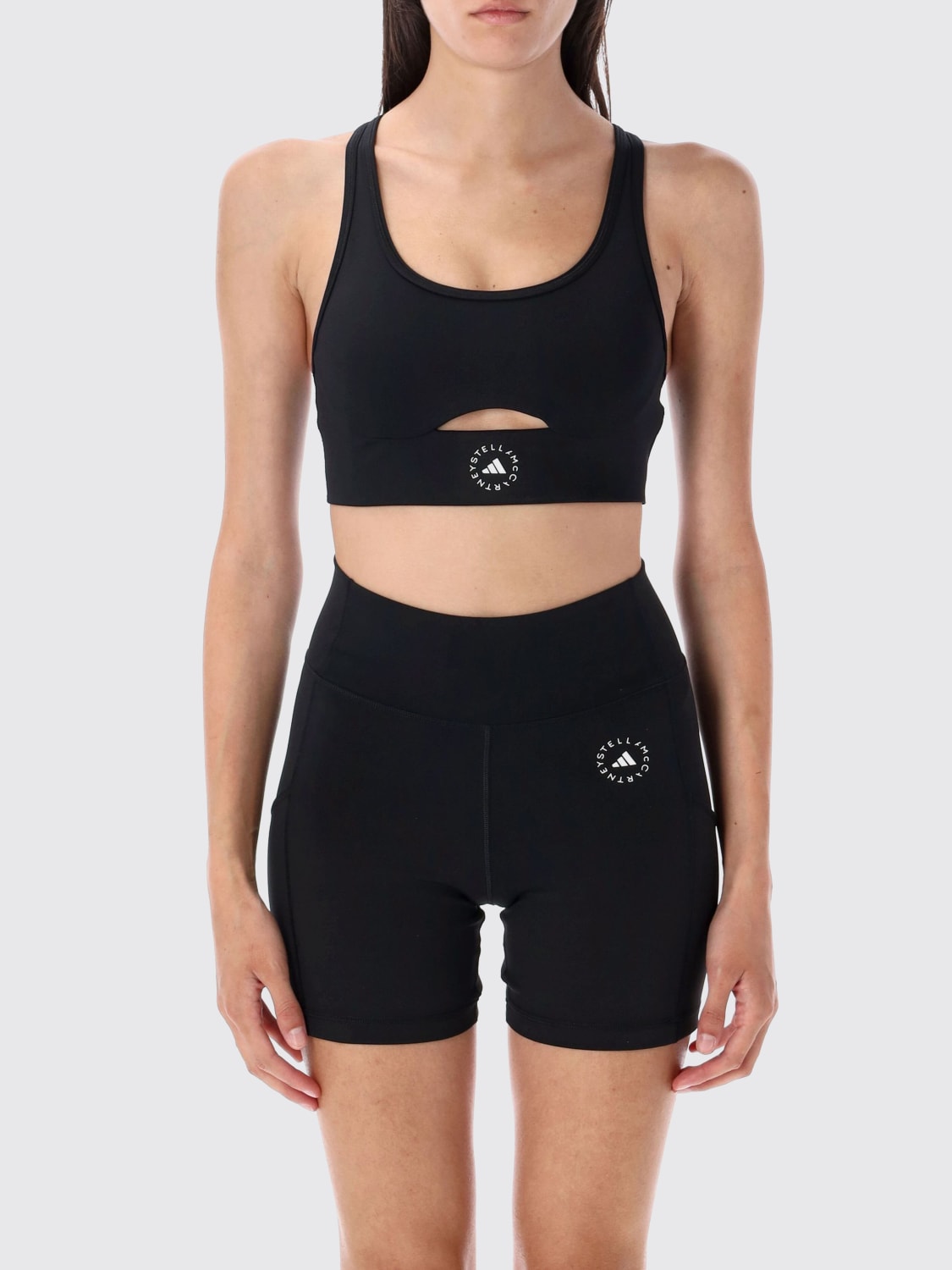 ADIDAS BY STELLA MCCARTNEY TOP: Top damen Adidas by Stella McCartney, Schwarz - Img 1