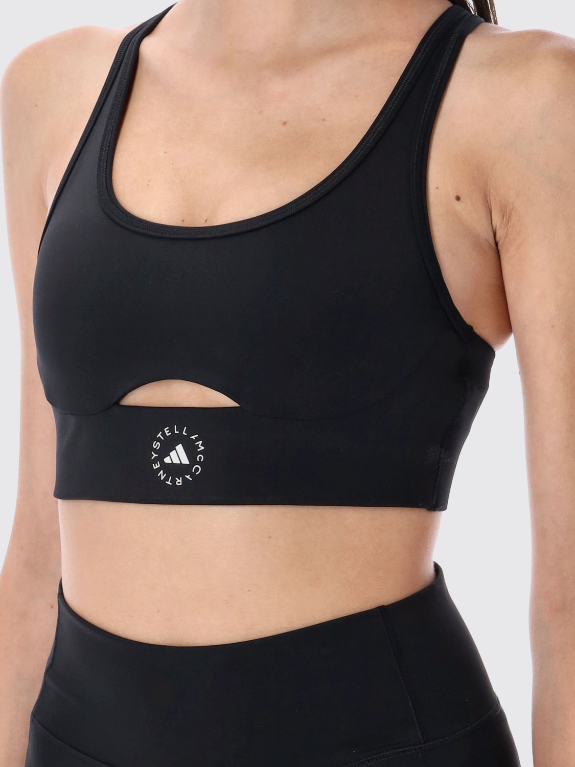 ADIDAS BY STELLA MCCARTNEY TOP: Top damen Adidas by Stella McCartney, Schwarz - Img 3