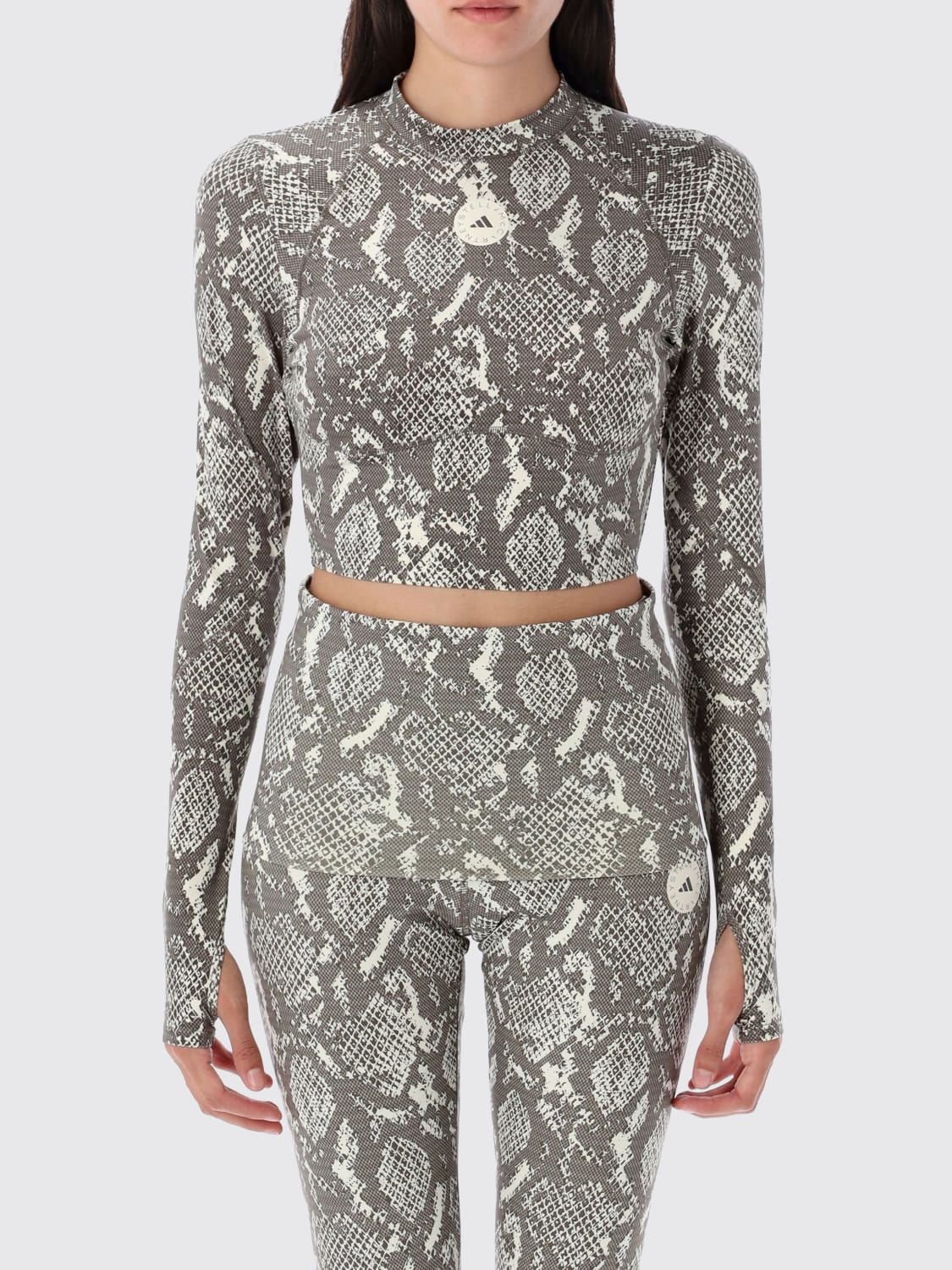 ADIDAS BY STELLA MCCARTNEY TOP: Top femme Adidas by Stella McCartney, Gris - Img 1