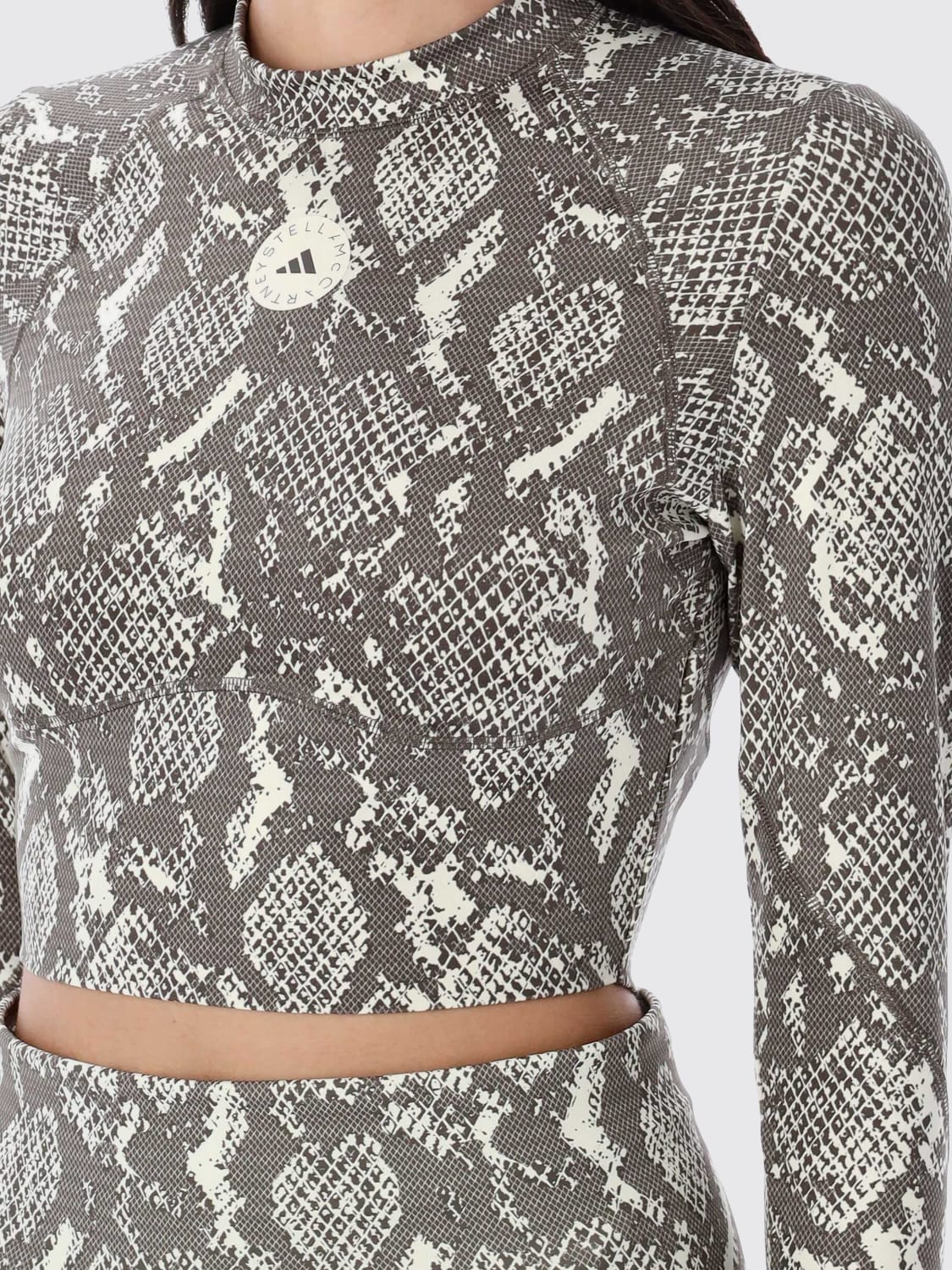 ADIDAS BY STELLA MCCARTNEY TOP: Top femme Adidas by Stella McCartney, Gris - Img 3