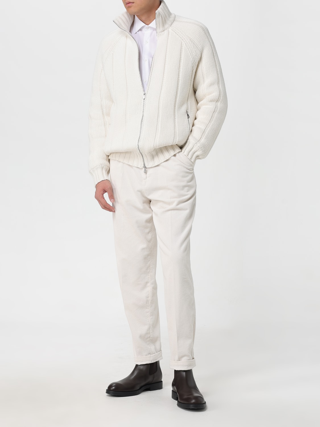 BRUNELLO CUCINELLI SWEATER: Jacket men Brunello Cucinelli, White - Img 2