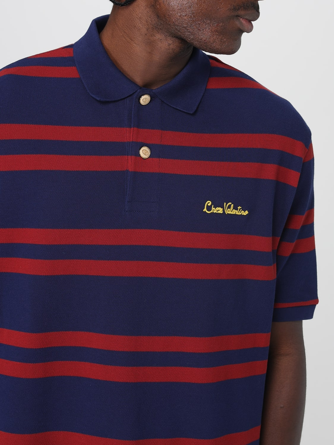 VALENTINO POLO SHIRT: T-shirt men Valentino, Red - Img 5