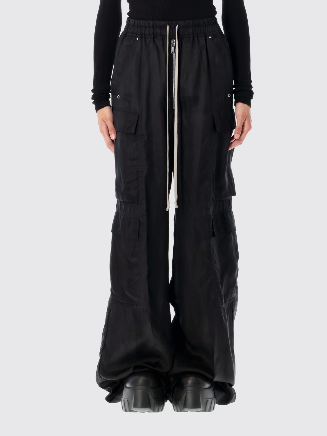 RICK OWENS PANTS: Pants woman Rick Owens, Black - Img 1
