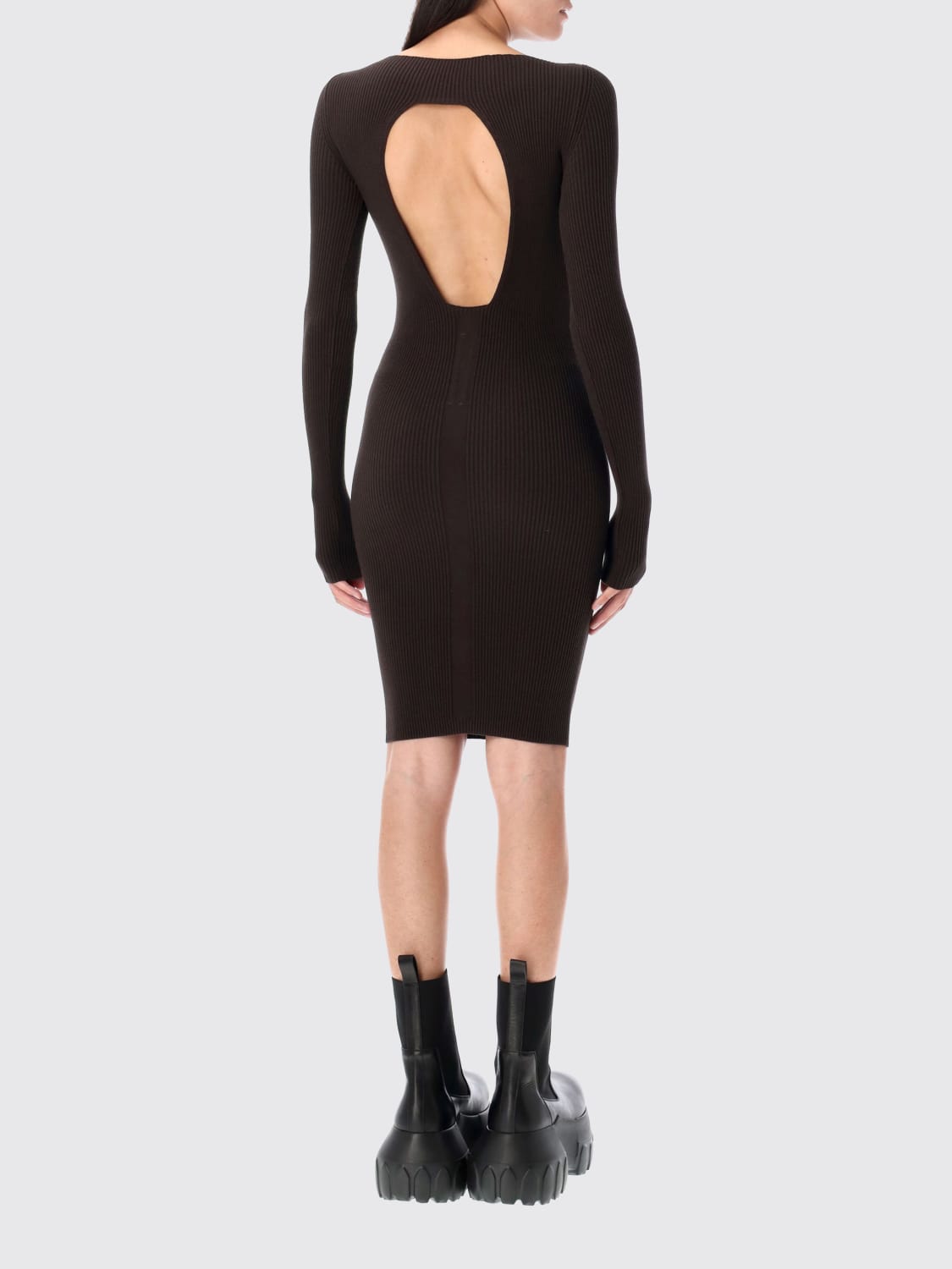RICK OWENS VESTIDO: Vestido mujer Rick Owens, Marrón - Img 2