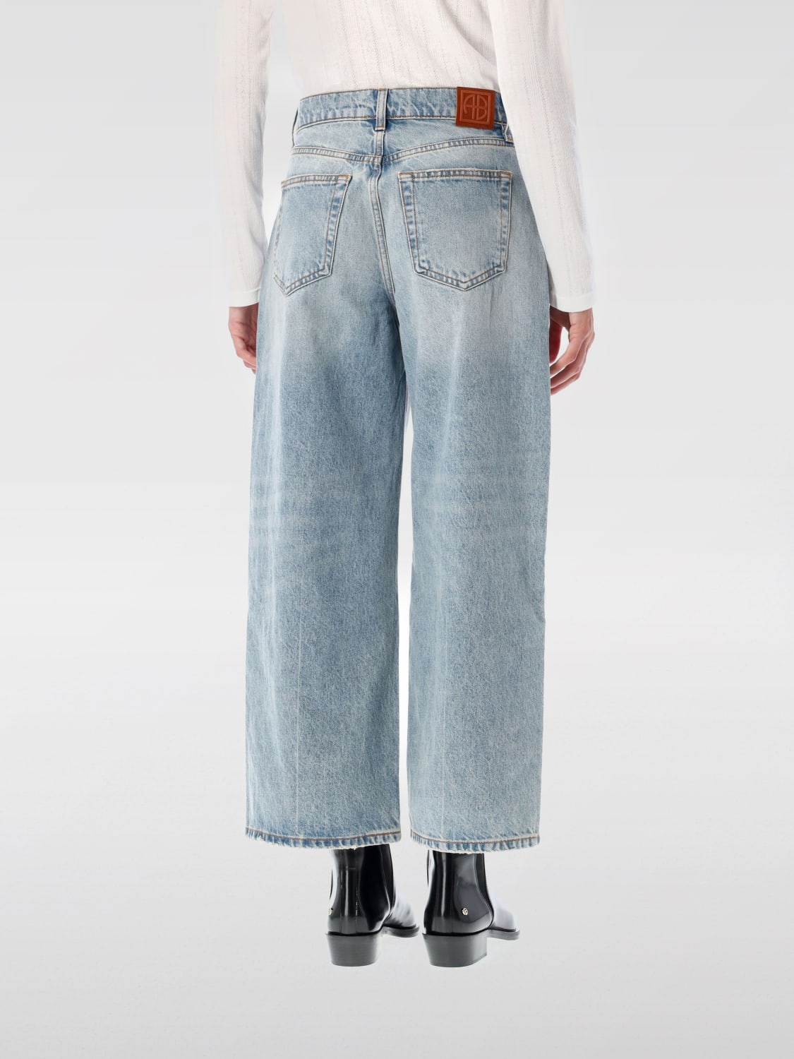 ANINE BING 청바지: 청바지 여성 Anine Bing, 블루 - Img 2